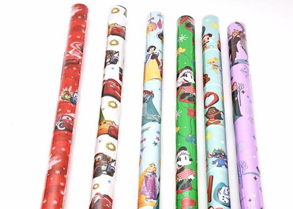 Disney Christmas wrapping paper - 6 assorted - 2 m x 0.70 m