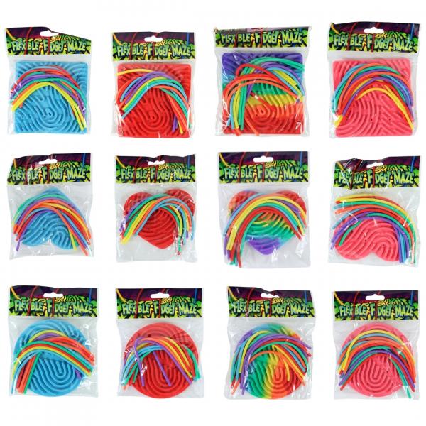 Fidget toy fingerprint maze 12 cm 12 assorted
