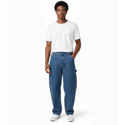 HOMEBOY x-tra WORK Herren Baggy-Jeans Denim-Hose im Vintage-Look Baumwoll-Hose 01PA0700 Blau