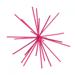 Housevitamin ornament Firework metal neon pink 15 cm