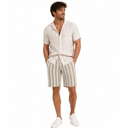 klassische BLEND BHMorgan Herren Shorts mit Kordelzug Freizeitshorts 20717971-131008 Beige