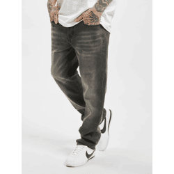 lässige Brandit Herren Jeans Stretch Taschen Straight Fit mit Baumwolle Schwarz