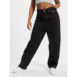 lässige Rocawear Damen Jeans Stretch mit Baumwolle Schwarz