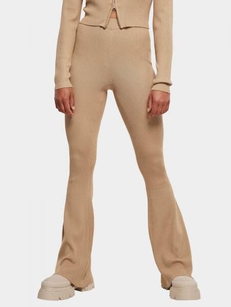 l&auml;ssige Urban Classics Damen Hose 12 g/m&sup2; Beige