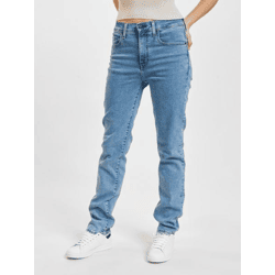 moderne LEVI´S Damen Jeans Straight Fit Denim mit Baumwolle Blau