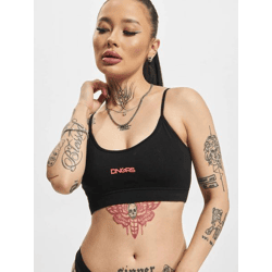 moderner Dangerous DNGRS Damen BH Stretch mit Baumwolle Schwarz