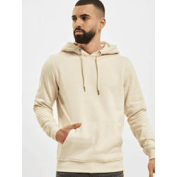moderner URBAN CLASSICS Herren Hoodie Kordelzug Kapuze 300 g/m² mit Baumwolle Beige
