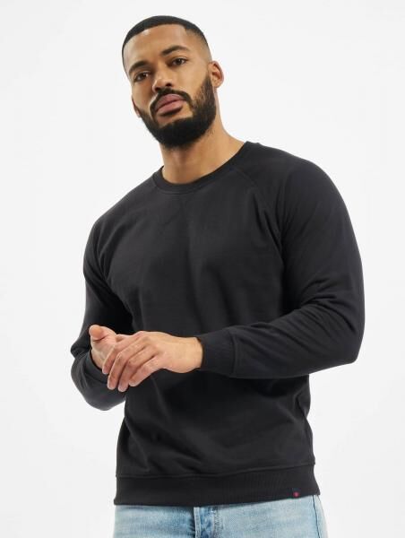 modernes Denim Project Herren Sweatshirt Rippstrick Denim mit Baumwolle Navy