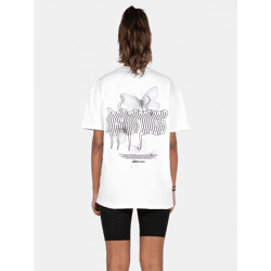 modernes MJ Gonzales Damen T-Shirt Oversize 240 g/m² mit Baumwolle Weiß