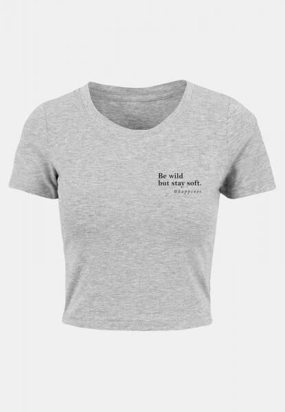 modernes POD Damen T-Shirt Stretch Oversize 180 g/m&sup2; mit Baumwolle Grau