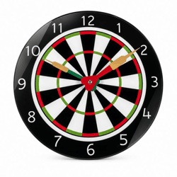Out of the Blue Uhr Dartscheibe 30 cm