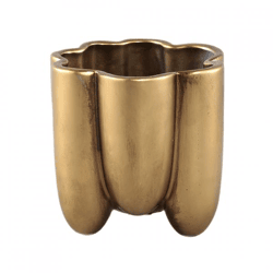 PTMD bloempot Batika S goudkleurig 11 cm