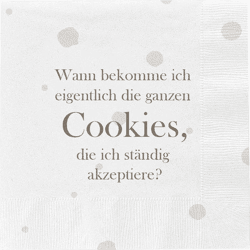 Servietten Cookies, 20er Pack