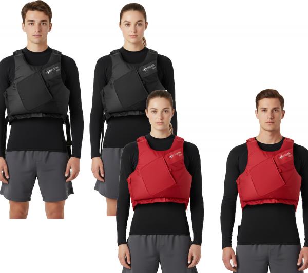 Spinlock WING Schwimm-Weste mit 35–50N Auftriebshilfe Schutzweste Sicherheits-Weste Wassersport Segelweste Jollensegeln, Kajak & Kanadier