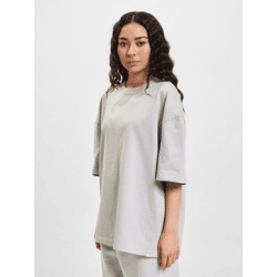 Sporty DEF Women's Oversized T-Shirt in Cotton Gray