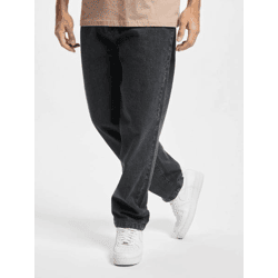 stylische Southpole Herren Jeans Reißverschluss Taschen mit Baumwolle Schwarz