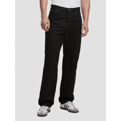 bequeme Urban Classics Herren Jeans Taschen Straight Fit mit Baumwolle Schwarz