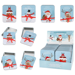 Christmas Gift Box 4/s 11.5 cm x 9 cm 