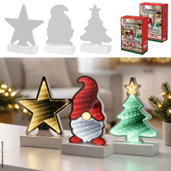 Infinity Christmas LED Light, 3/s, approx. 21 cm H