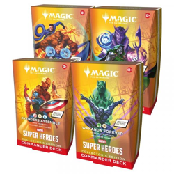 Magic: The Gathering - Marvel Super Heroes Collector Deck Display (4 Decks) - EN