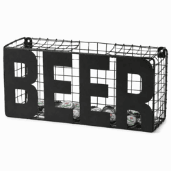 Out of the Blue Verschluss-Sammelbox „Beer“, schwarz, 25 cm