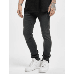 stylische URBAN CLASSICS Herren Jeans Slim Fit Stretch Taschen mit Baumwolle Schwarz