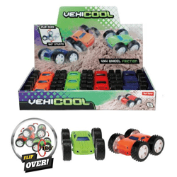 Toi Toys - METAL WORLD Auto Flip Over Jump mit Reibung - Sortiment im Display