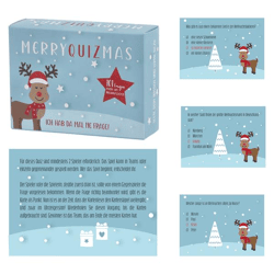 Christmas Quiz, 101 playing cards, in a colorbox