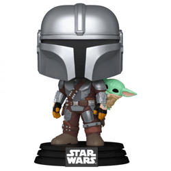 Funko 90443 - Pop! - Star Wars The Mandalorian with Grogu #818