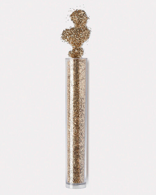 FOLIA - Glitter Mix STARDUST "M"-5 Tuben &agrave; 14g, 2xgold, 2xsilber, 1xwei&szlig; irisierend