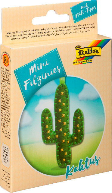 FOLIA - Mini Filzinies, 6 tlg., KAKTUS