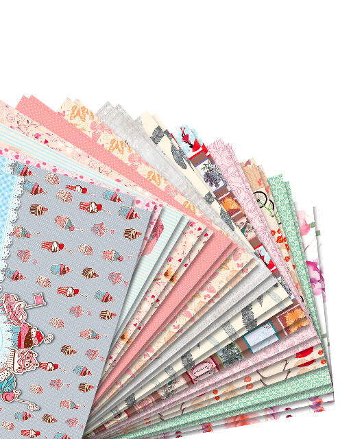 FOLIA - Motivblock HARMONIE, 24x34cm-26 Blatt, sortiert