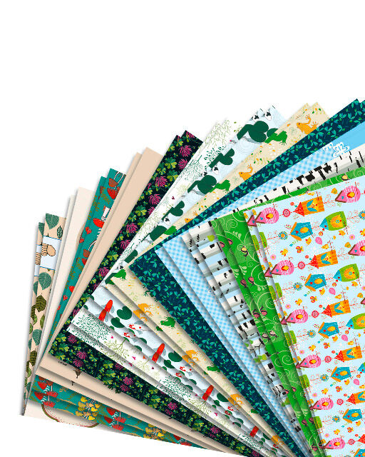 FOLIA - Motivblock LANDLIEBE, 24x34cm-26 Blatt, sortiert