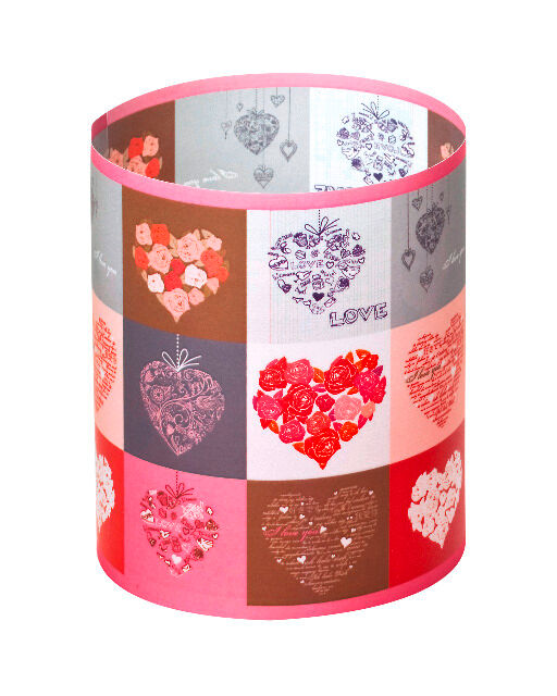 FOLIA - Tischlichter ROMANTIK, 10x27cm-10 Blatt (je 4x2 Motive + 2x wei&szlig;)