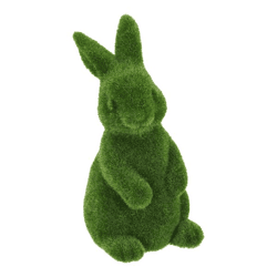 Moss rabbit, standing, large, approx. 7x14cm