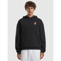 Casual Mister Tee Men's Hoodie, 330 g/m², with cotton, black
