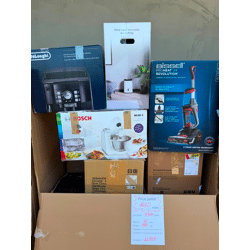 Amazon Grade B Mixed Home Appliances Lot 62 items | Coffee Machines, Vacuum Cleaners amp; Kitchen Appliances | 75-85% Below Retail Price