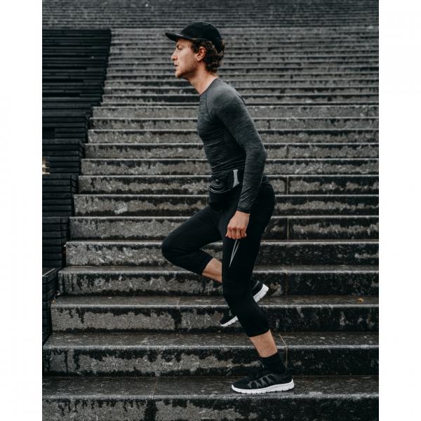 Avento Laufshorts 3/4 74PO schwarz Größe L