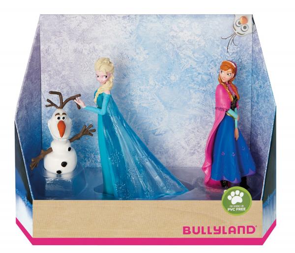 Bullyland 13446 - Disney Die Eisk&ouml;nigin / Frozen 3 St&uuml;ck Spielfigur