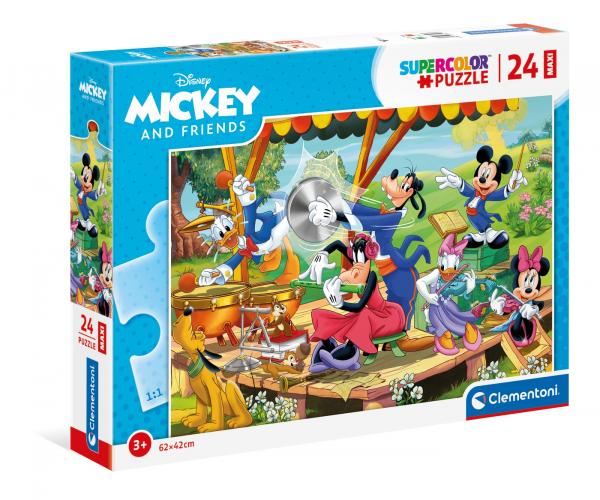Clementoni 24218 - 24 Teile Maxi Puzzle - Mickey & Friends
