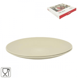 Curver Frühstücksteller grau-grün 20 cm 2er-Set