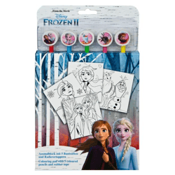 Disney Frozen 2 / The Ice Queen 2 - Coloring pad with 5 colored pencils
