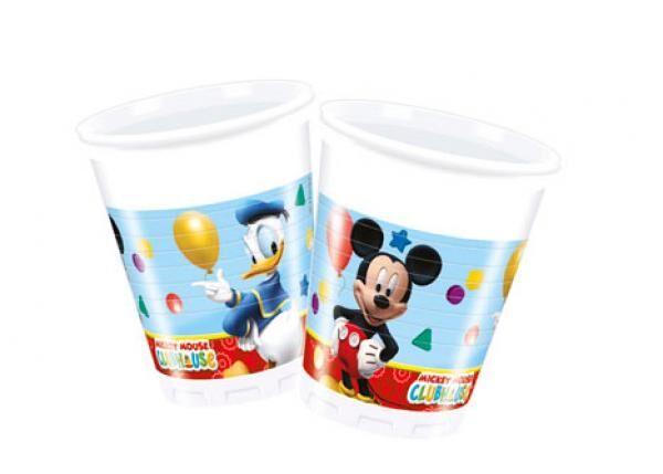 Disney Mickey Mouse "Playful Mickey" - 8 Plastikbecher - 200 ml