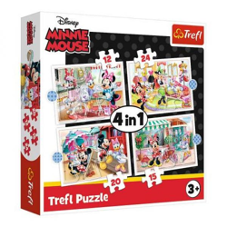 Disney Mickey Mouse - Puzzle 4in1 12 - 24 pieces