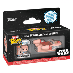 Funko 85519 - Bitty POP Rides - Star Wars Luke Skywalker and Speeder