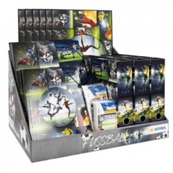Soccer counter display, 76 pieces