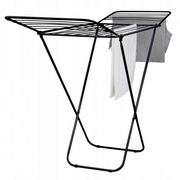 Homeware Wäscheständer schwarz 170 cm