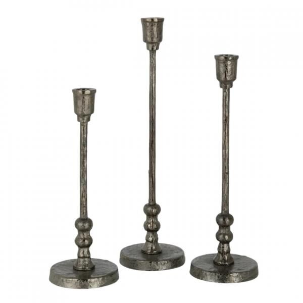 J-Line Kerzenständer Becca 42 cm, 3er-Set