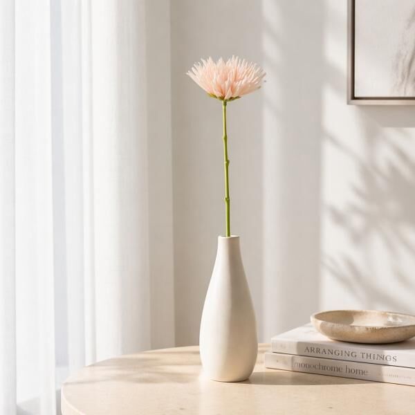 J-Line Kunstblume Chrysantheme hellrosa 41 cm