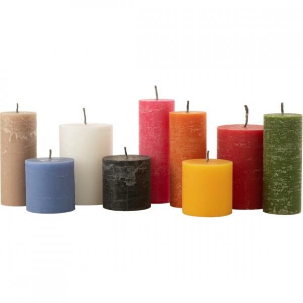 J-Line Outdoor Blue Pillar Candle, 15 x 21 cm
